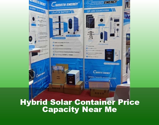 Hybrid Solar Container Price Capacity Near Me